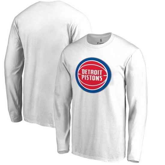 Detroit Pistons Men Long T Shirt 001